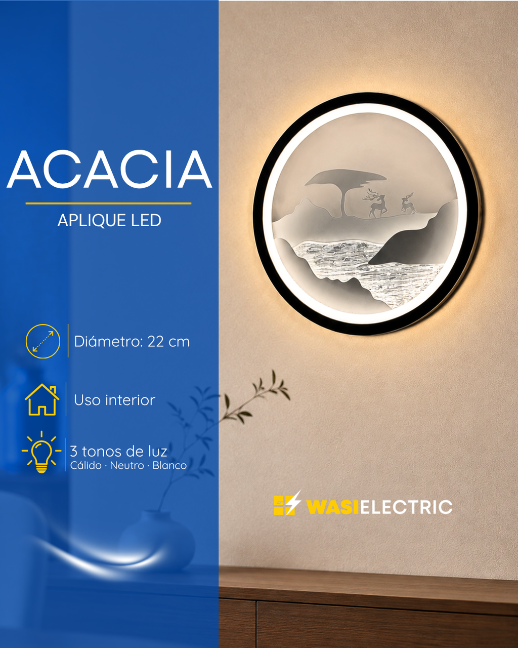 Aplique led ACACIA